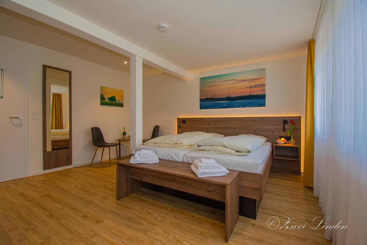 Hotel Zwei Linden - Links Der Elbe - Niedersachsen Balje ภายนอก รูปภาพ